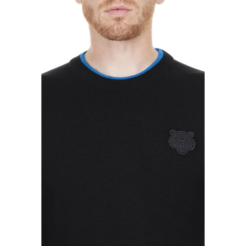 Kenzo Black Cotton Sweater - Picture 4 of 6
